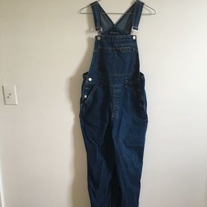 Vintage denim overalls